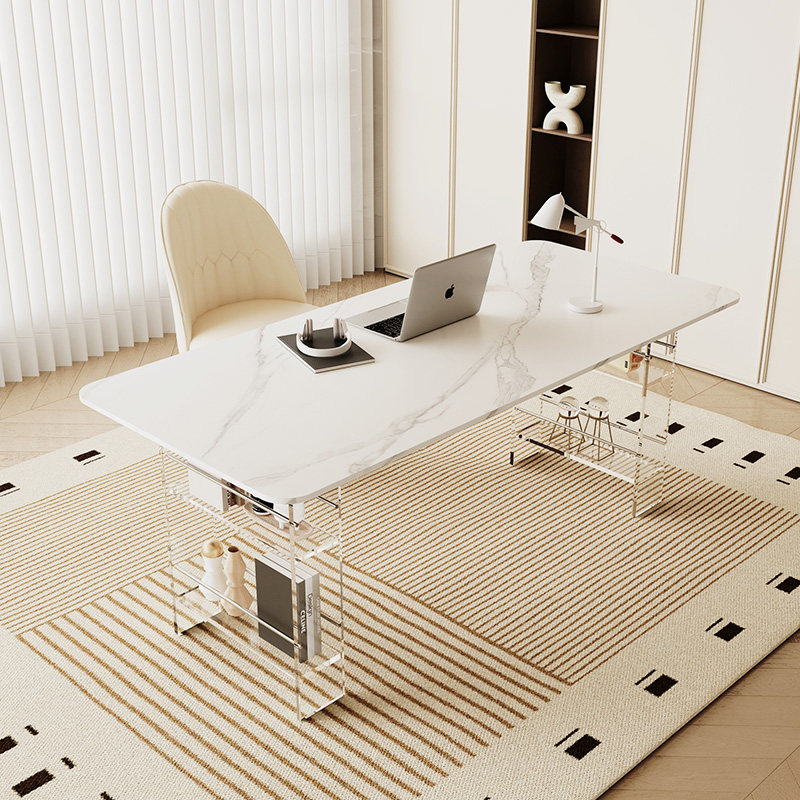 Bedroom Furniture - 북유럽 고급 소결석 책상 현대적인 디자인