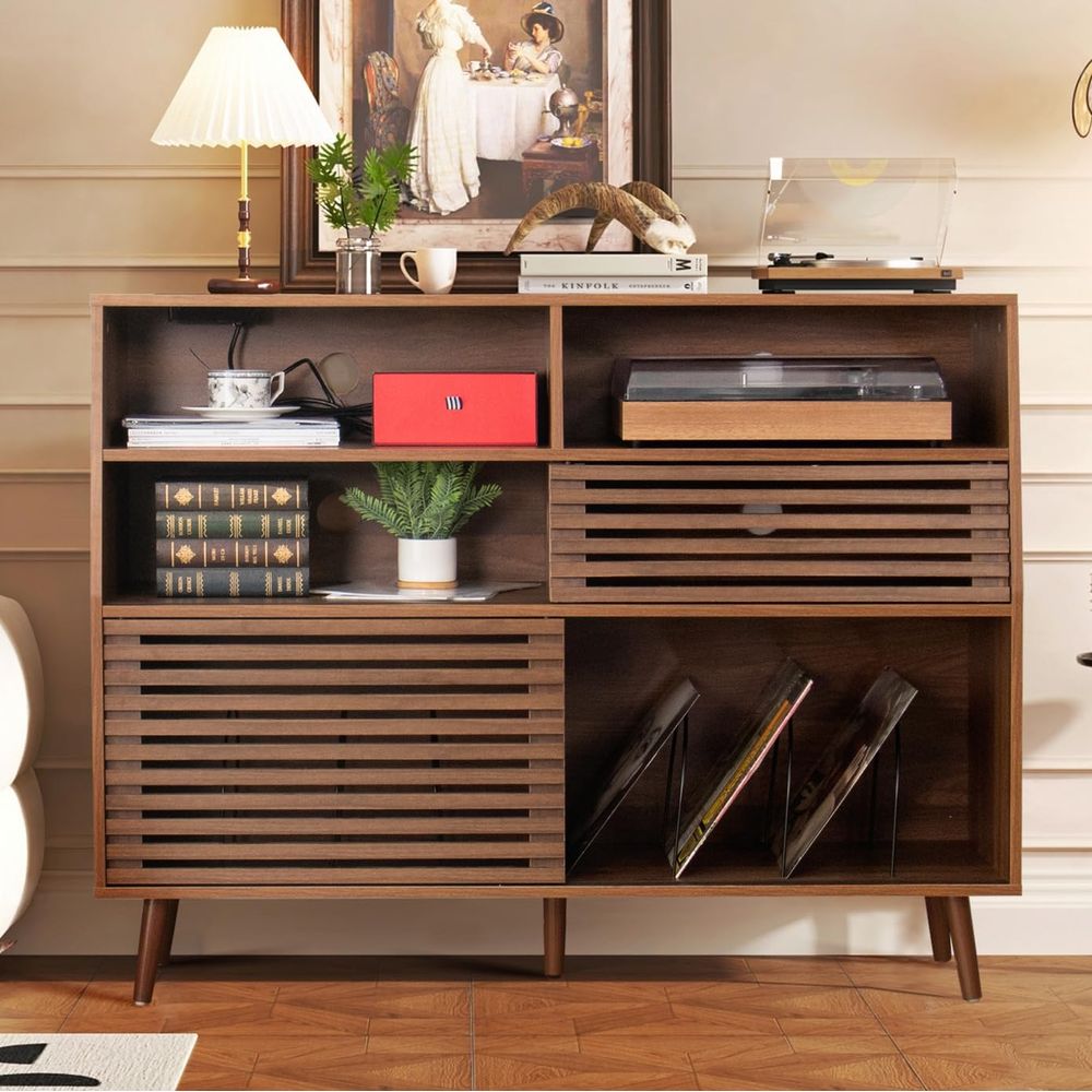 Jluomei 대형 레코드 플레이어 스탠드, -도앤드  - Tables 리뷰 및 가격
