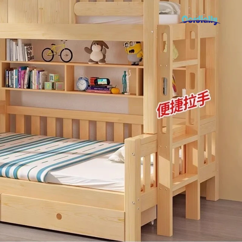 150x200cm 크기의 킹사이즈 어린이용 침대, 미끄 - Bunk Bed With Stairs And Slide 리뷰 및 가격